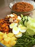 Resipi Pecel Jawa & Tauhu Sumbat