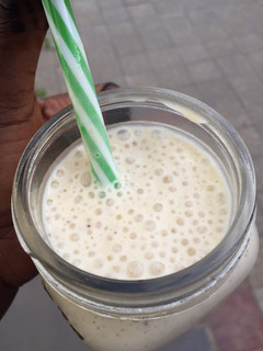 A picture of Banana smoothie.