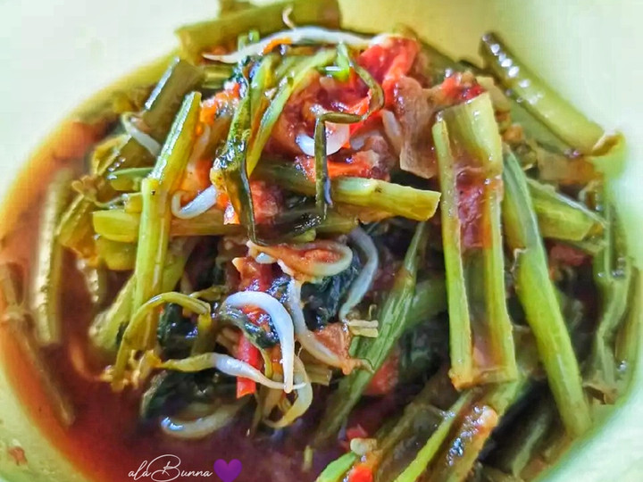 Resep 338. Tumis Kangkung Kecambah Bumbu Ulek, Sempurna