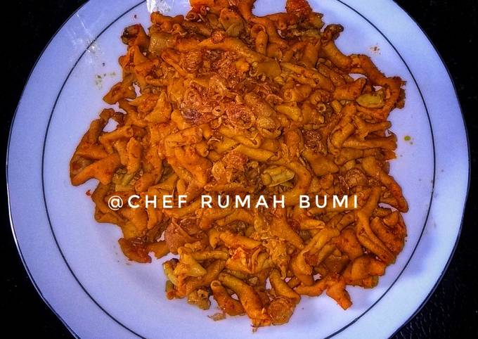 Cara Gampang Menyiapkan 18. Oseng Usus Ayam ala warteg yang Bikin Ngiler