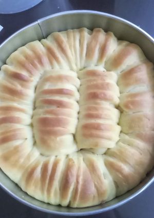 Foto resep Wool Roll Bread no ulen, no telur.