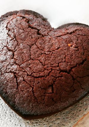 Une photo de Brownie aux 3 chocolats sans beurre sans lait