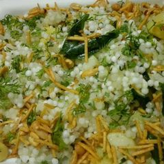 A picture of Sabudana khichdi.