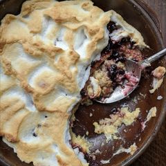 A picture of Granny Corbett's Queen of Puddings.