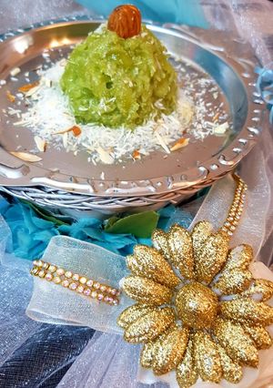 A picture of Lauki ka halwa.