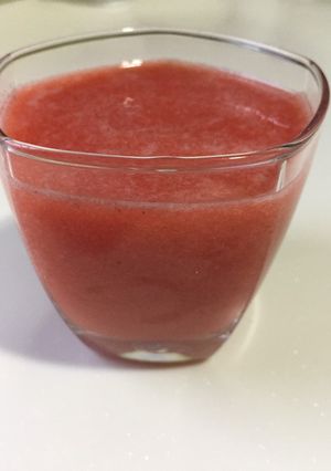 A picture of Strawberry slush.