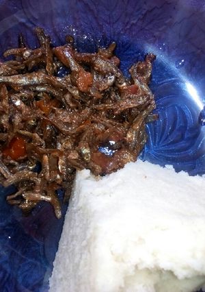 A picture of Ugali and Omena.