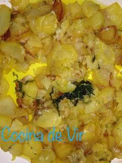 Una foto de Patatas a lo pobre