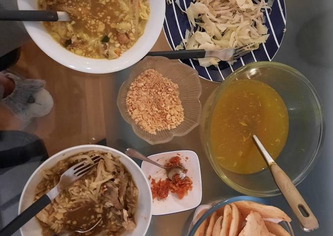 Cara Menyiapkan Indonesia Chicken Soup Lamongan (Soto Lamongan) Anti Gagal