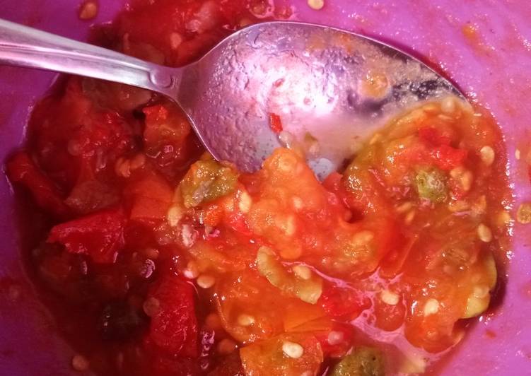 Cara mengolah Sambal gandaria enak