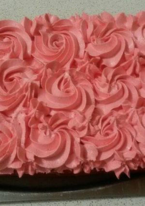 Una foto de Torta Terciopelo rojo