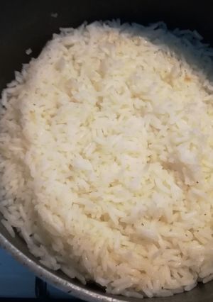 Una foto de Arroz blanco sencillo