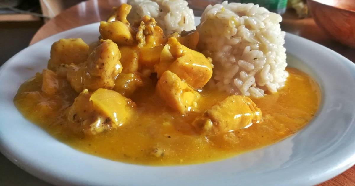 Pollo a la naranja con guarnición de arroz pilaf Receta de Cocina con  Chema- Cookpad