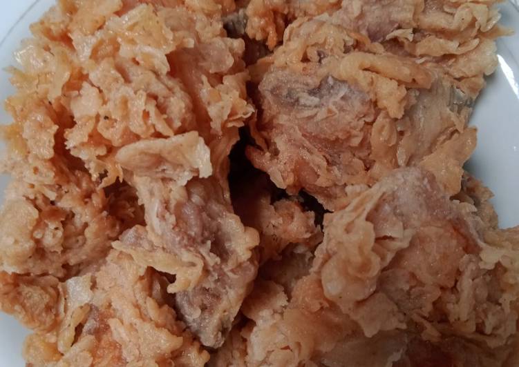 Langkah Mudah untuk Menyiapkan Ayam goreng krispy Anti Gagal