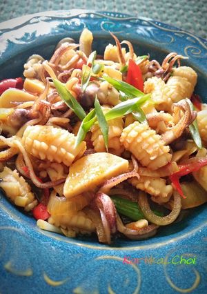 Foto resep Cumi Saus Mentega