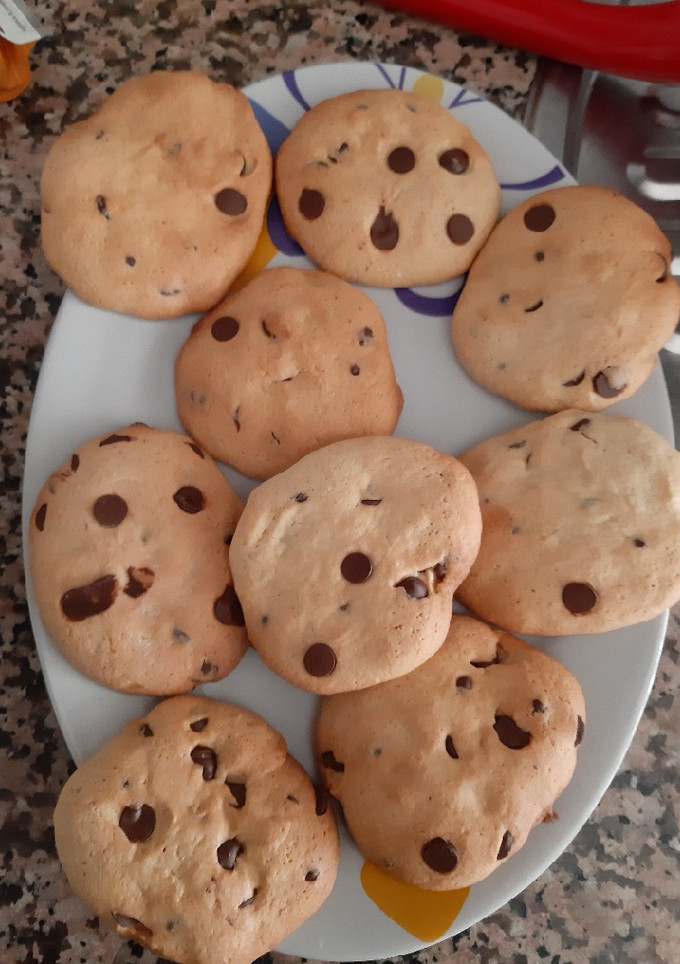 Una foto de Galletas con trocitos de chocolate