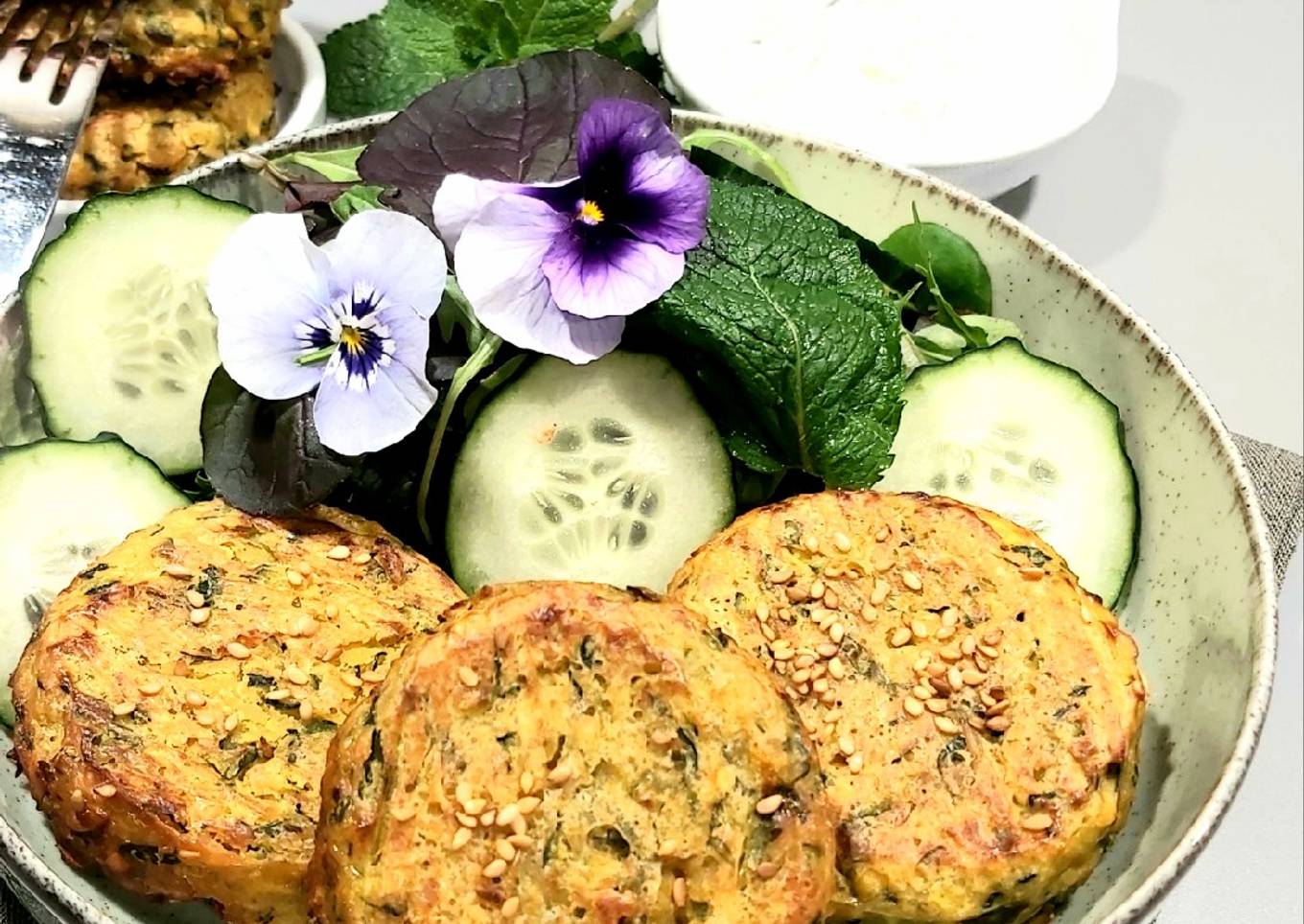 Galettes de courgettes