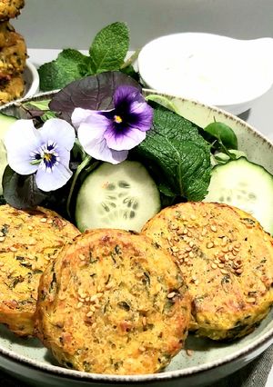 Une photo de Galettes de courgettes