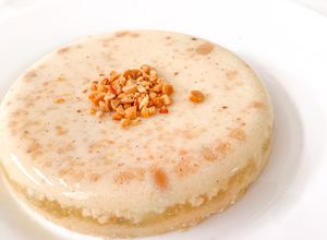 Una foto de Gelatina de mazapán saludable