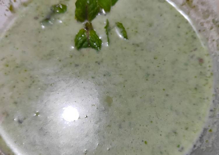 Recipe of Any-night-of-the-week Pudina chutney