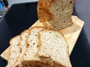 Gambar roti keto flaxseed