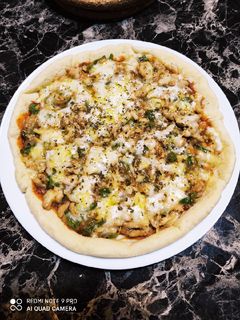 A picture of Pan pizza 🍕.