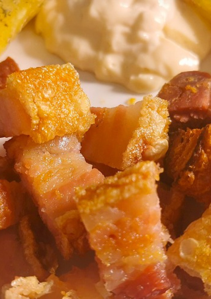 Una foto de Tapa de Torreznos hechos en el horno