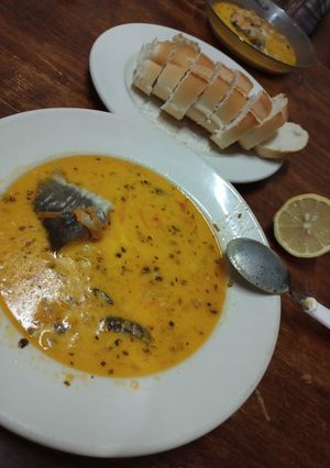 Una foto de Caldo de pescado