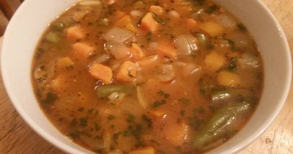 Sweet Potato & White Bean Soup Recipe by ChefDoogles - Cookpad