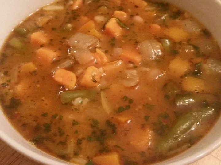 Easy Way Make Sweet Potato &amp;amp; White Bean Soup the Awesome  So Delicious