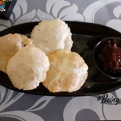 A picture of Chausela Rice Flour Puri.