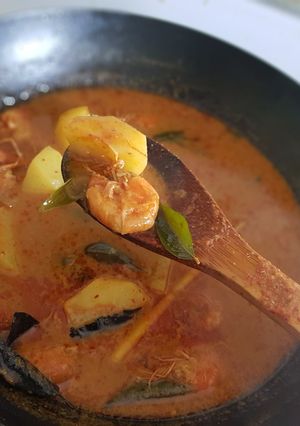 Foto resep Kuah minyeuk/tumis udang khas aceh
