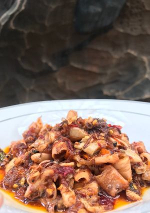 Foto resep Cumi Kering Terasi Mercon