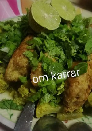 صورة لوصفة كباب دجاج مع خضار مسلوقه