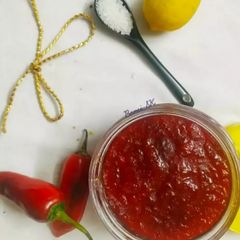 A picture of Red chilli chutney.