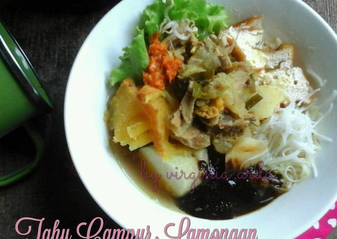 Tahu Campur Lamongan + Resep Petis