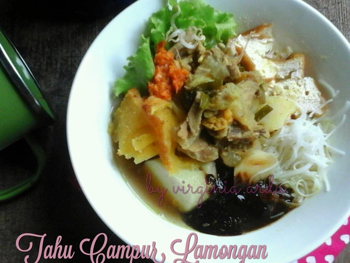 Langkah Gampang Menyiapkan Resep Tahu Campur Lamongan + Resep Petis yang  Bikin Ketagihan Anti Ribet, Menggugah Selera