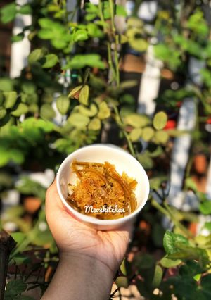 Hình của món Mứt Bưởi Mật Ong Trị Ho.