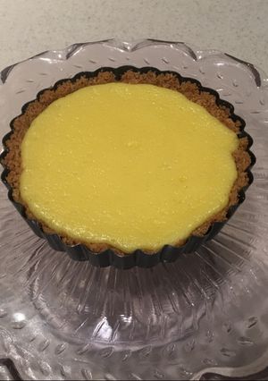 A picture of Key lime pie : ) : ).