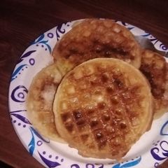 A picture of Cinnamon and sugar waffles.