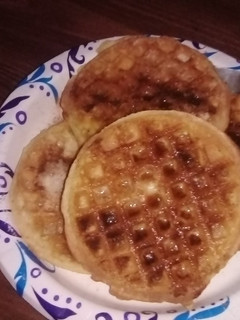 A picture of Cinnamon and sugar waffles.