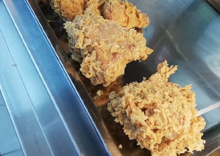 Steps to Make Perfect Crispy fried chicken