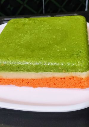 A picture of Tri Colour Dhokla.