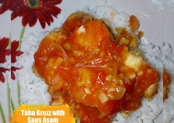 Resep Tahu Krezz with Saus Asam Pedas Manis (simpel enak ala anak kos) yang Sempurna