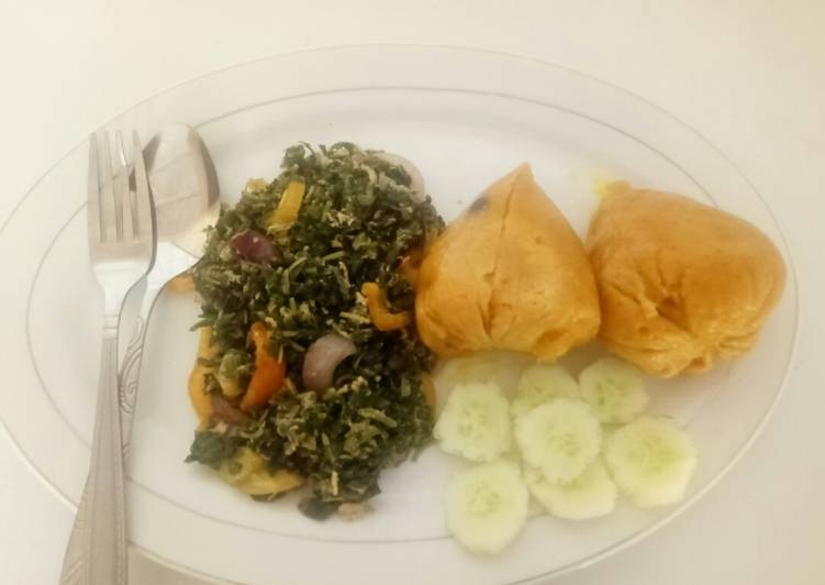 Recipe of Perfect Alale and spinach salad