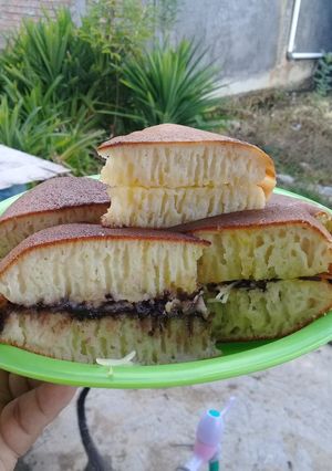 Foto resep Martabak manis teflon empuk danbersarang anti gagal