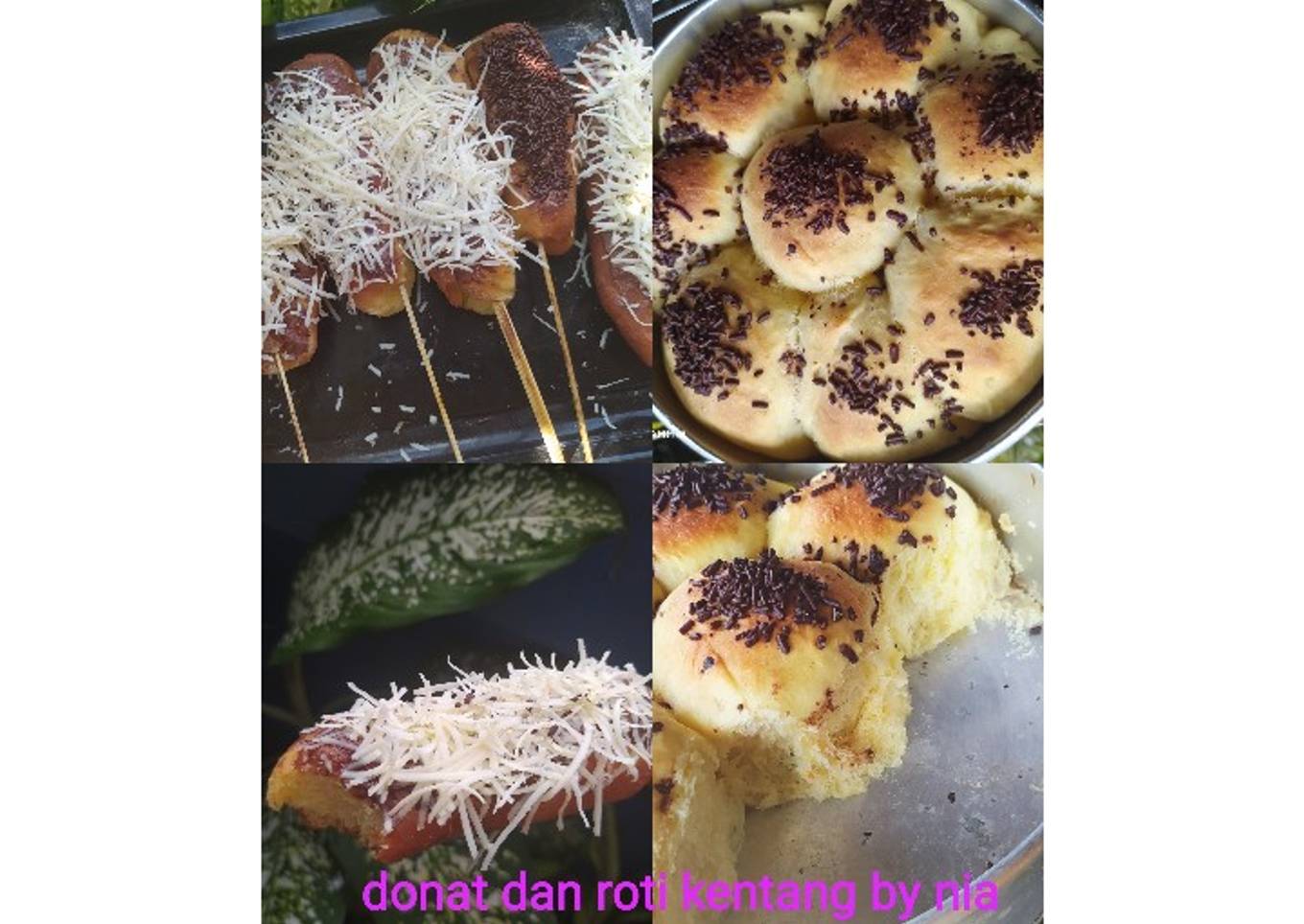 Donat + roti kentang