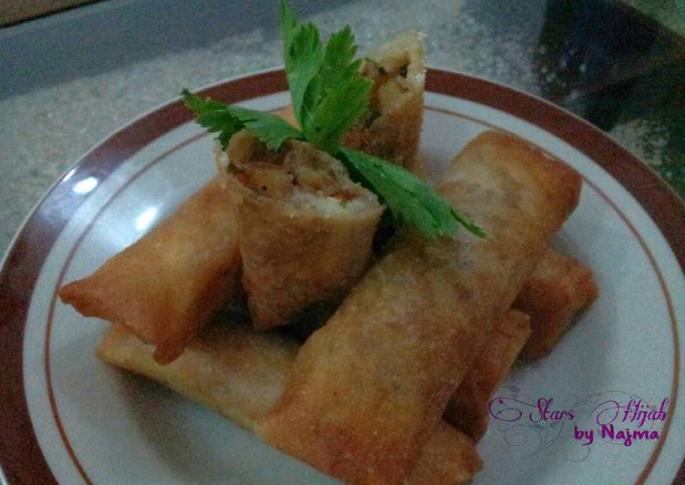 Lumpia isi sayur daging