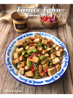 Foto resep Tumis Tahu Bawang Merah Pete