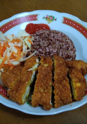 Foto resep 1. Chicken Katsu Salad Hokben